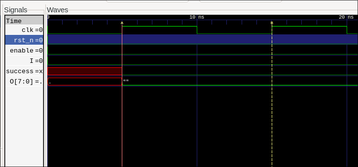 Clock frequency is 100 MHz, period 10 ns